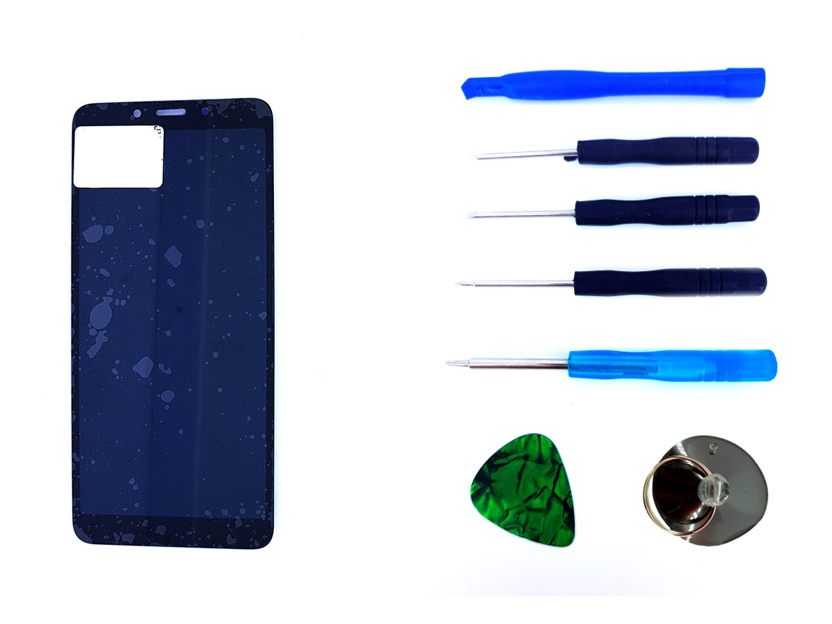 

Дисплей + сенсор (модуль) экран Xiaomi Redmi 6, Redmi 6A черный Original PRC + набор для замены