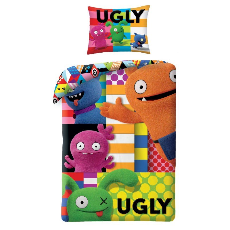 

Постельное белье Halantex UglyDolls Куклы с характером полуторный евро комплект 140x200 Принт 173