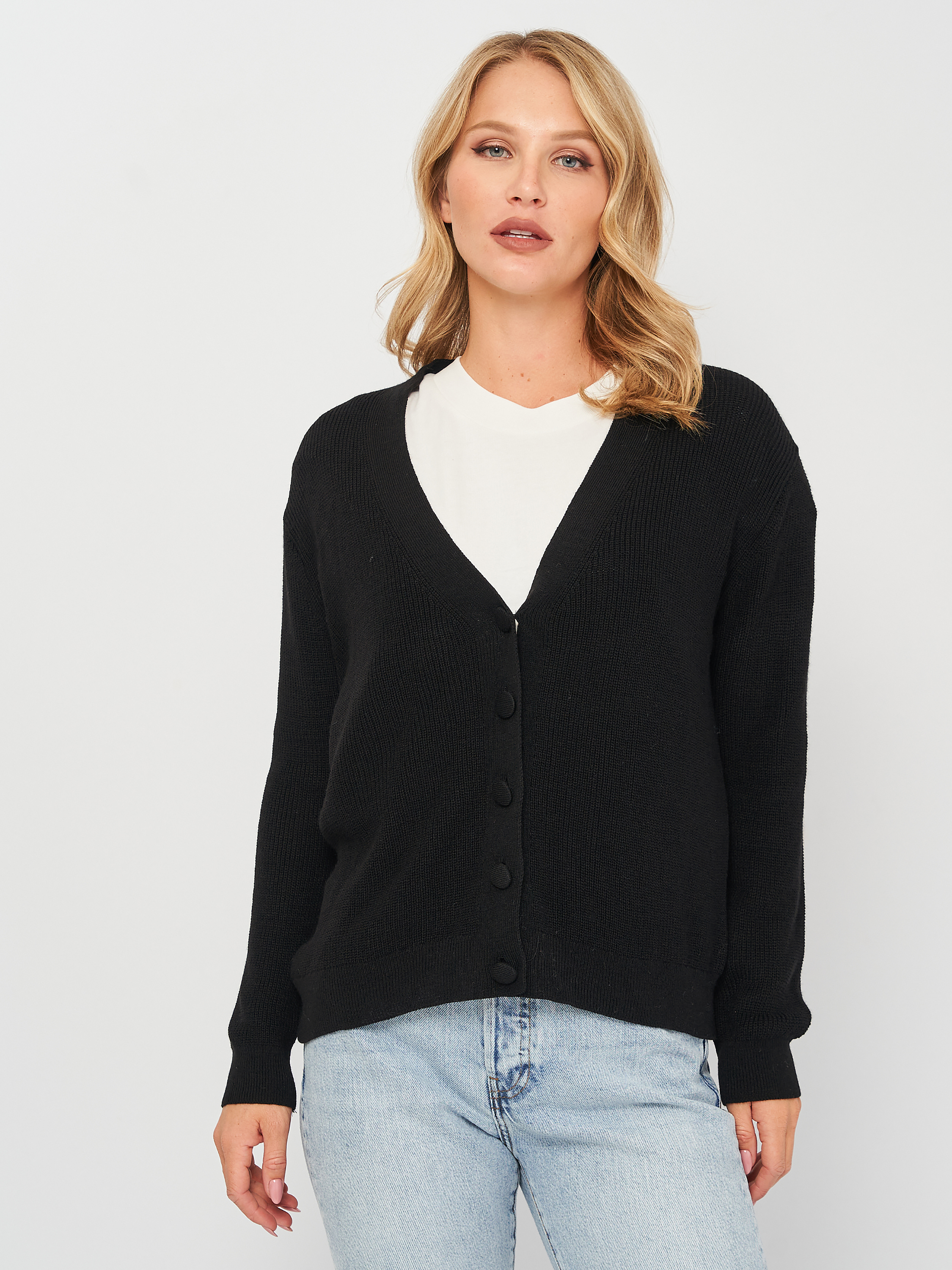

Кардиган Stradivarius 5021/085/001 XS Черный