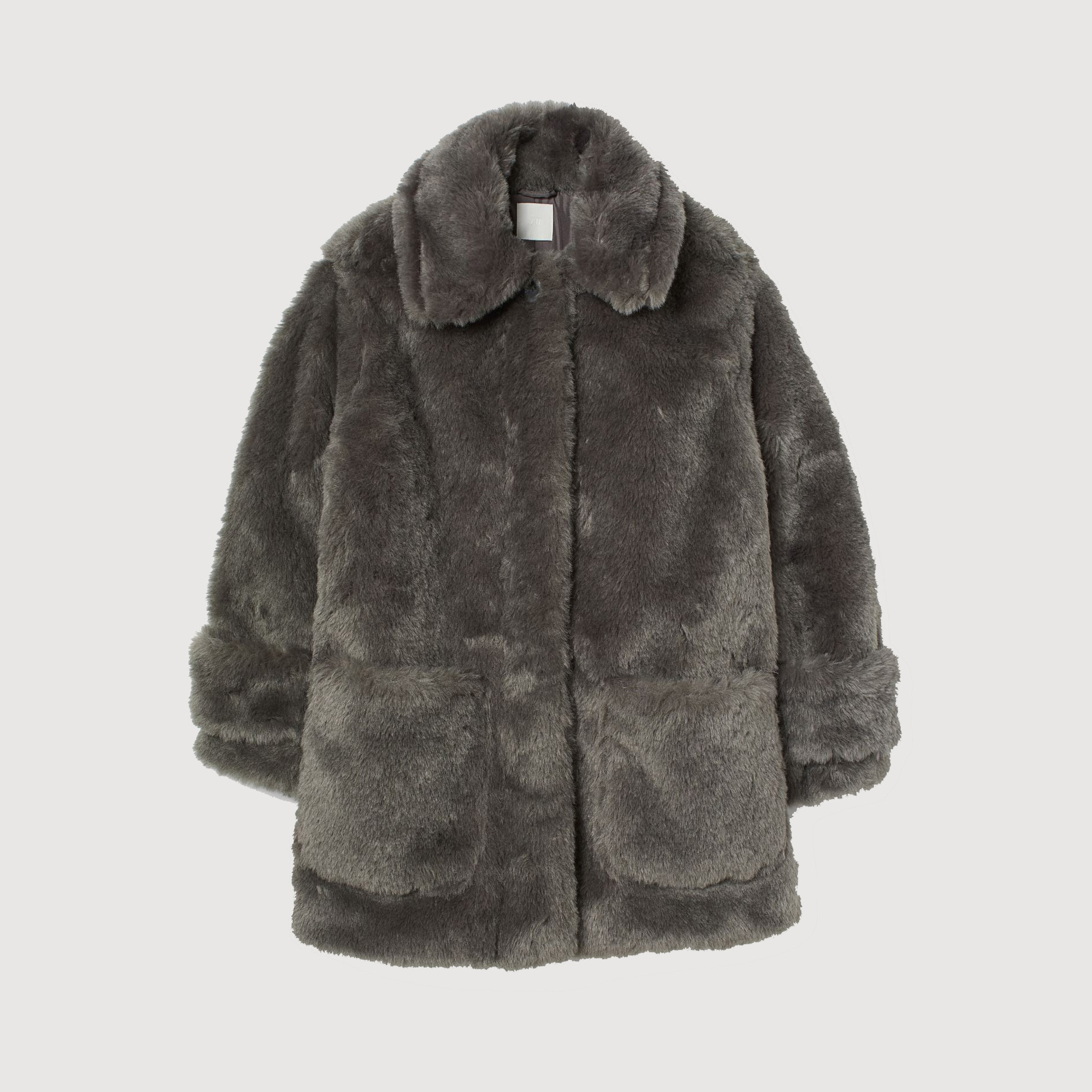 

Полушубок H& 9127202wtr  Темно-серый, Полушубок H&M 9127202wtr M Темно-серый