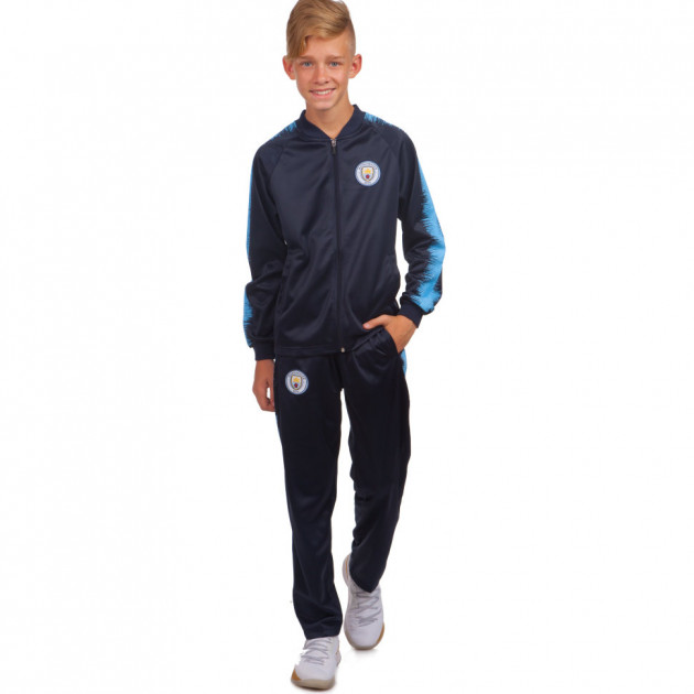

Костюм спортивный детский Клубный MANCHESTER CITY LD-6113T-MC размер 28 (135-140 см) темно-синий-голубой