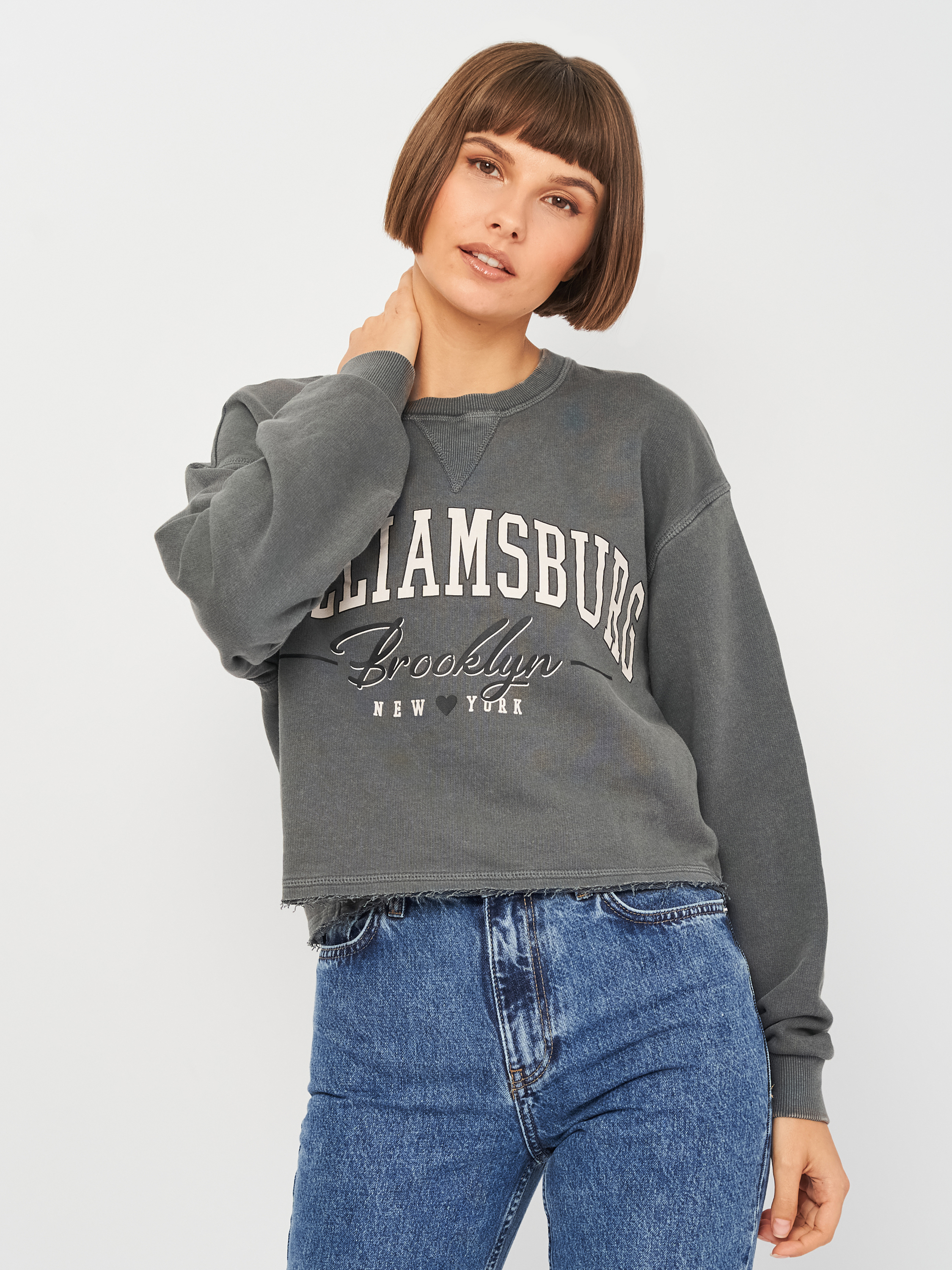 

Свитшот Stradivarius 6635/122/210 XS Графитовый