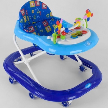 

Ходунки JOY СН2051 голубые с синим русское озвучивание музыкальная панель колеса PU