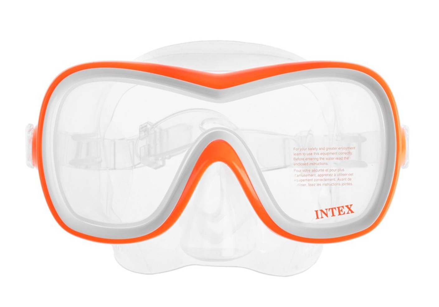 

Детский набор 2 в 1 для плавания и фридайвинга Intex размер L Силикон Оранжевый (IP-171931)
