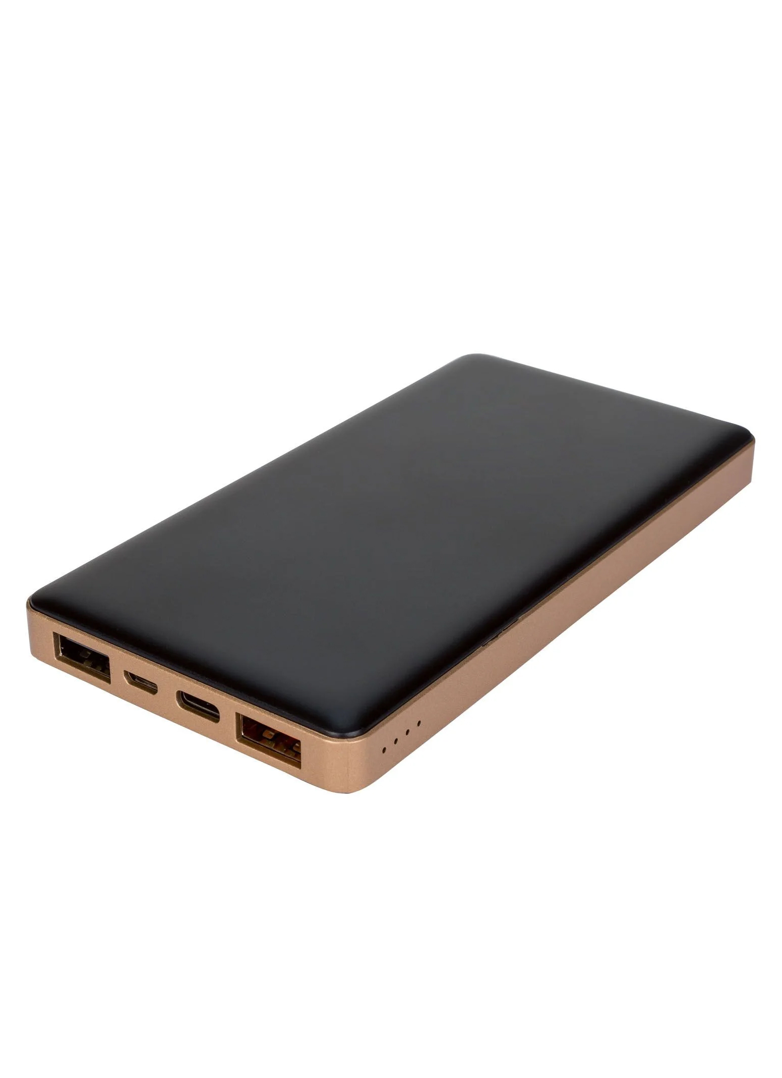 

Универсальная мобильная батарея Powerbank 10000mAh с функцией быстрой зарядки Silver Crest черный-золотой EL-550045