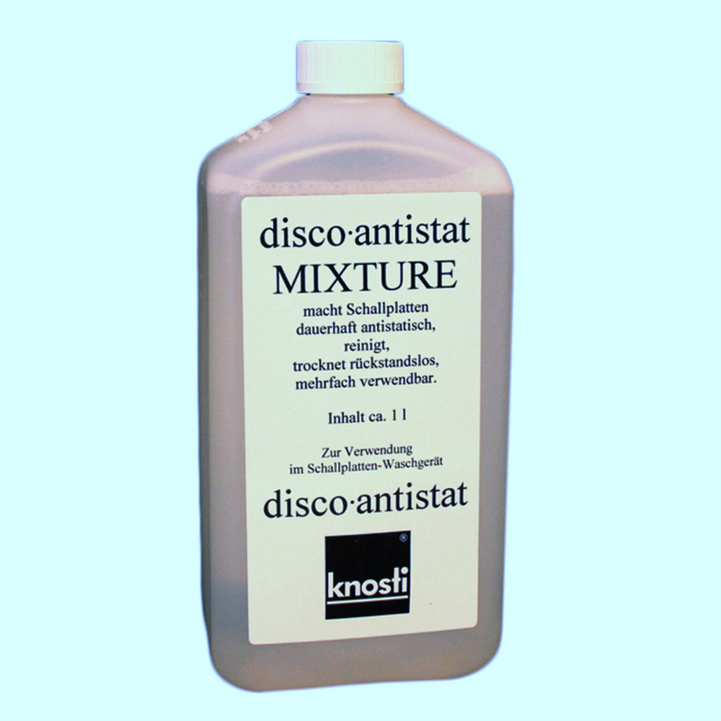 

Жидкость для мойки виниловых пластинок Knosti Disco-Antistatic Mixture (1 литр), art. 3509 (art.192344)