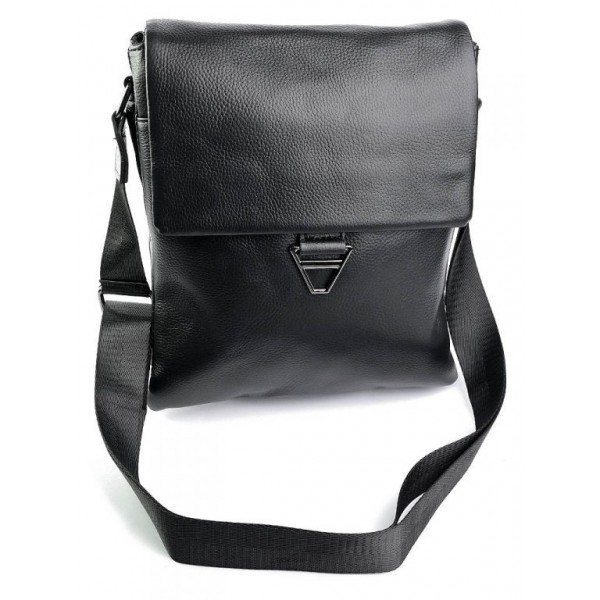 

Мужская сумка кожаная BagMan №8874 черный
