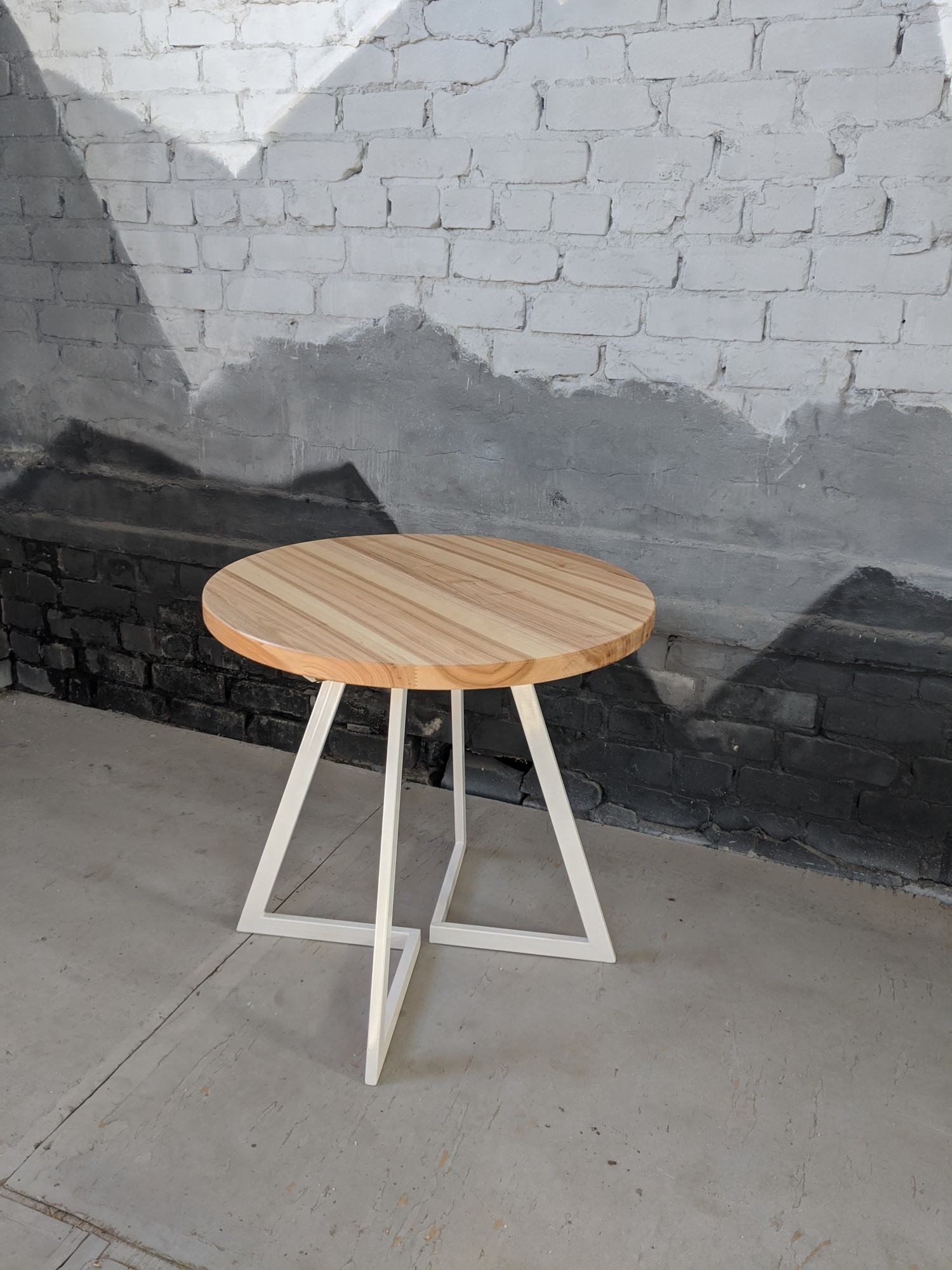 

Стол раздвижной лофт Mwood loft -mark2 ( D1000мм + 300мм ) ясеня натуральное дерево