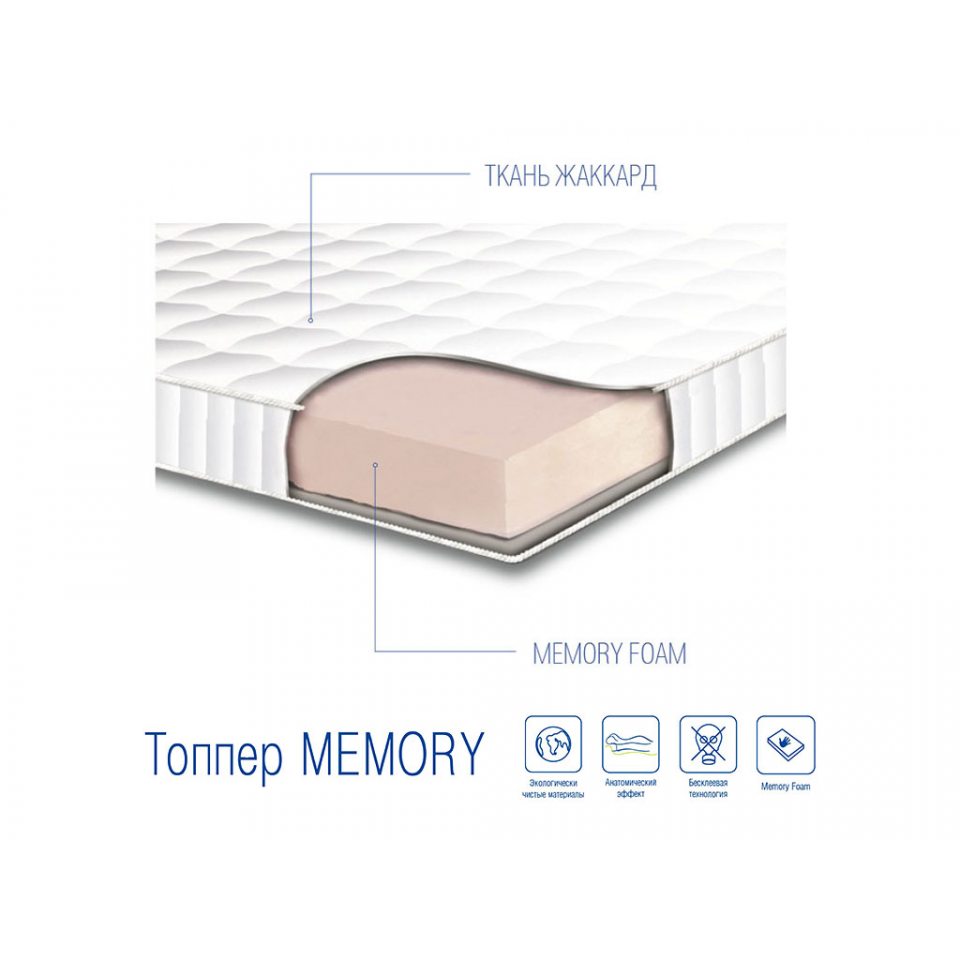 

Топпер Memory ТМ Сонлайн 160х200