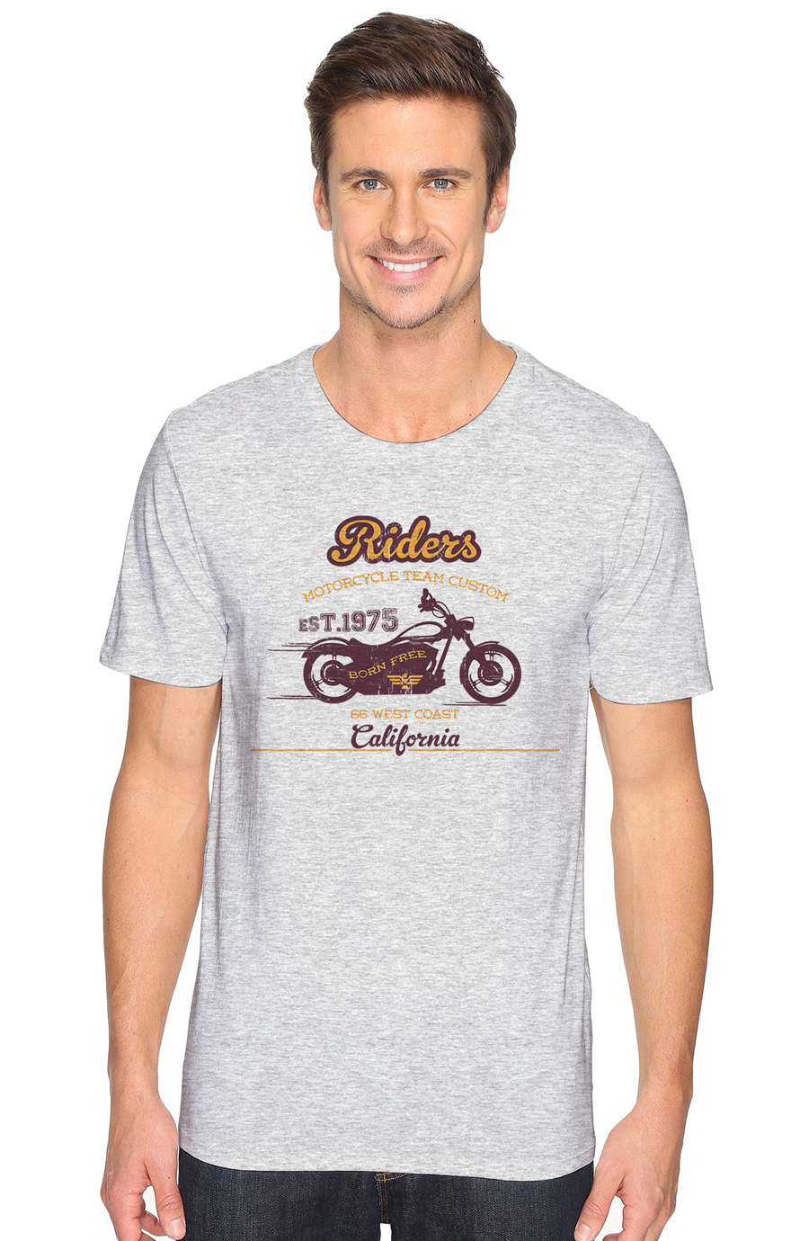 

Футболка OWEAR с Авто-мото принтом 3894-M-GH9 XXL Серый-меланж
