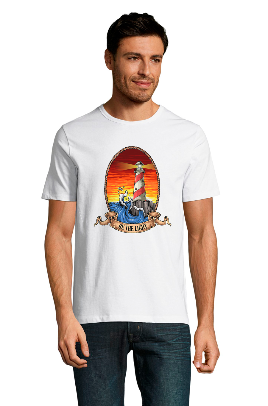 

Футболка OWEAR с ярким принтом 2936-M-WH2  Белый, Футболка OWEAR с ярким принтом 2936-M-WH2 L Белый