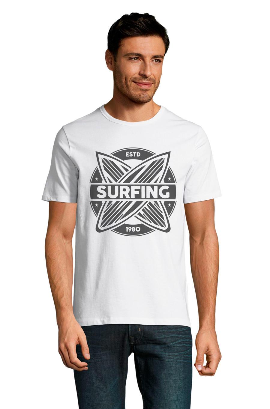 

Футболка OWEAR С Серфинг принтом 3710-M-WH2 XXL Белый