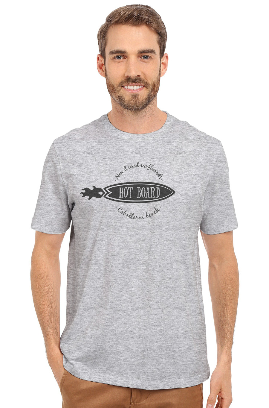 

Футболка OWEAR С Серфинг принтом 3688-M-GH7 XXL Серый-меланж
