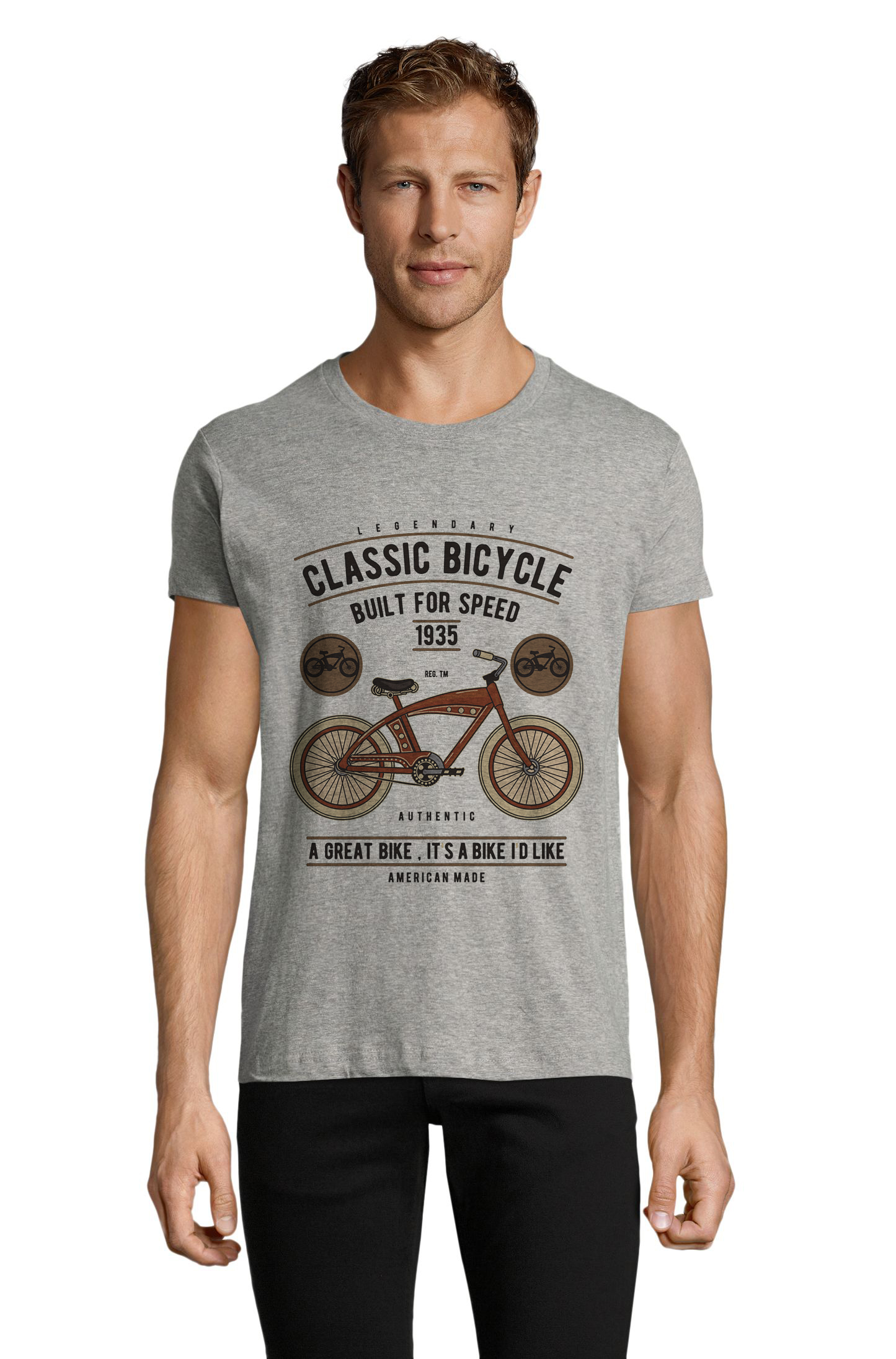 

Футболка OWEAR с Ретро принтом 4197-M-GH4  Серый-меланж, Футболка OWEAR с Ретро принтом 4197-M-GH4 XL Серый-меланж