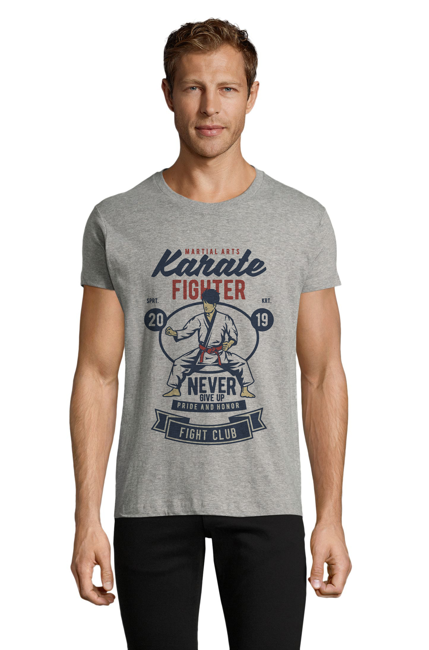 

Футболка OWEAR с Ретро принтом 4261-M-GH4 XXL Серый-меланж