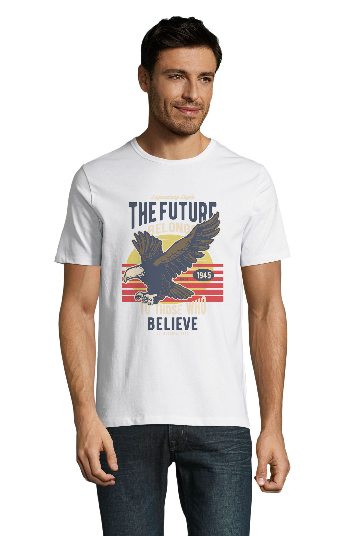 

Футболка OWEAR с Ретро принтом 4171-M-WH2 XXL Белый
