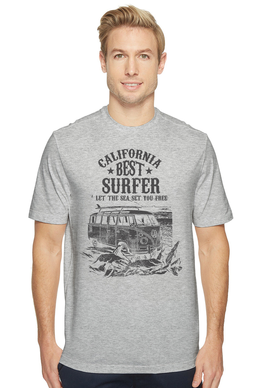 

Футболка OWEAR С Серфинг принтом 421-M-GH7  Серый-меланж, Футболка OWEAR С Серфинг принтом 421-M-GH7 XL Серый-меланж