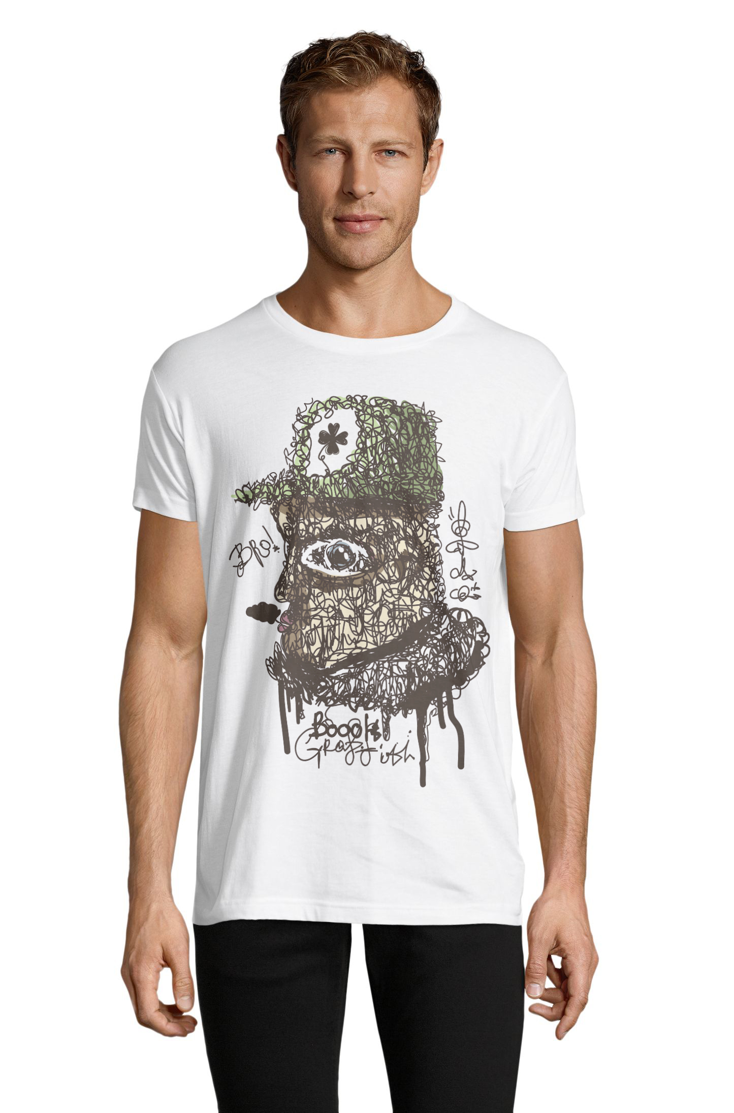 

Футболка OWEAR с принтом приколы 1122-514-M-WH  Белый, Футболка OWEAR с принтом приколы 1122-514-M-WH XS Белый