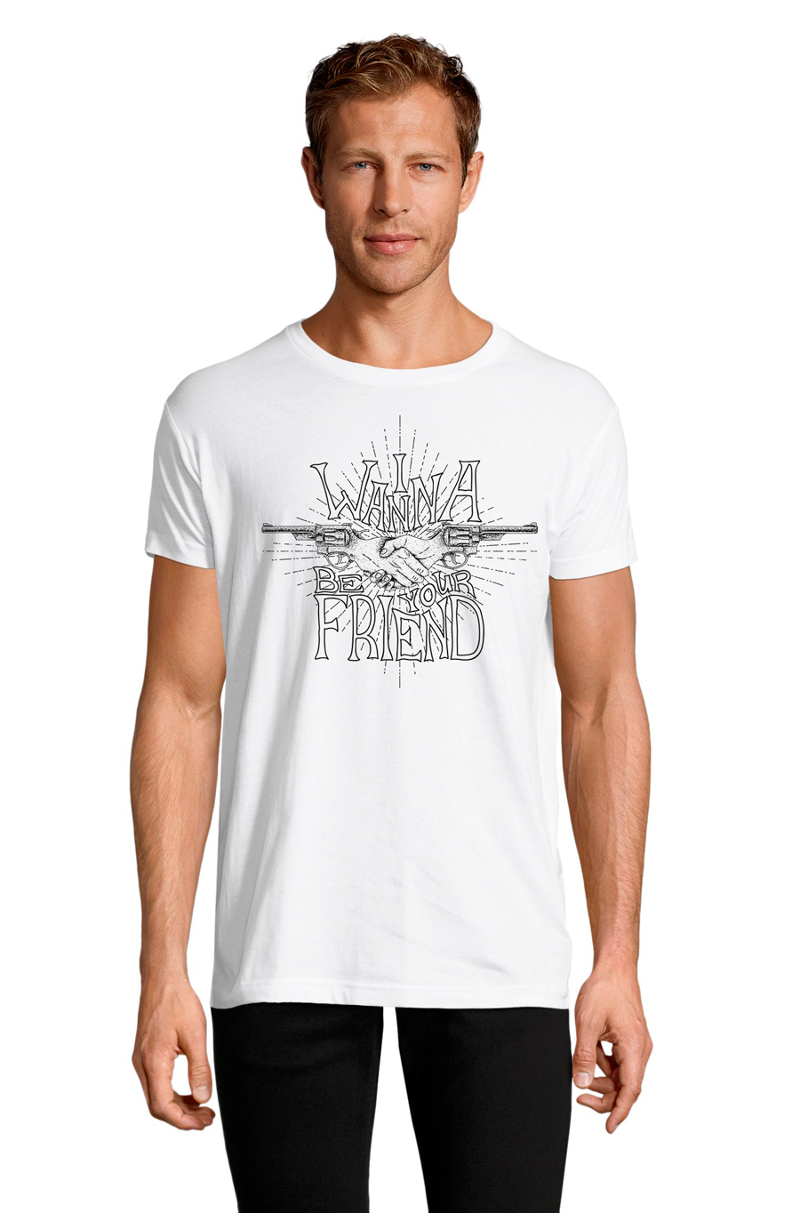 

Футболка OWEAR с ярким принтом 403-M-WH1  Белый, Футболка OWEAR с ярким принтом 403-M-WH1 XL Белый