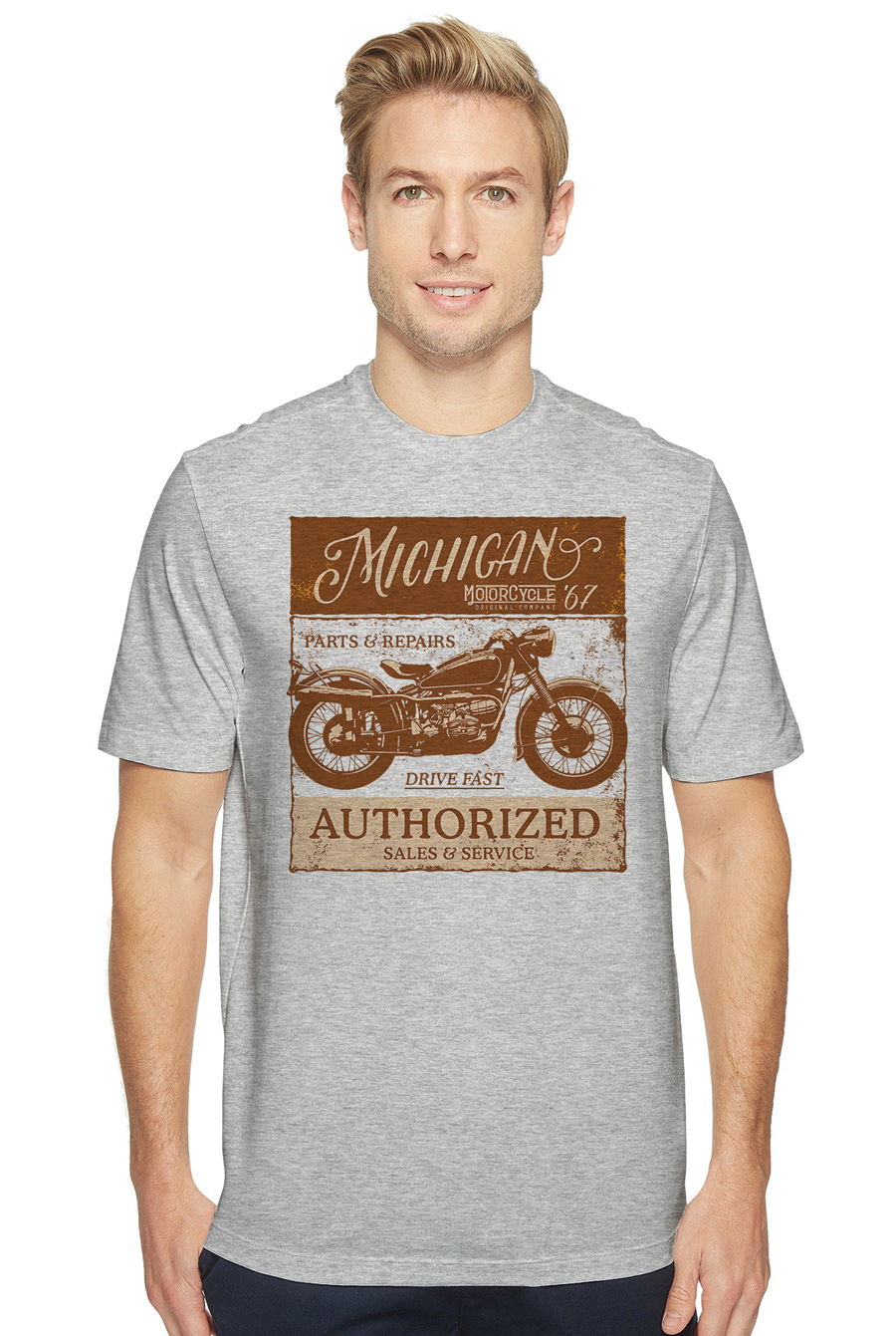 

Футболка OWEAR с Авто-мото принтом 432--GH7  Серый-меланж, Футболка OWEAR с Авто-мото принтом 432-M-GH7 M Серый-меланж