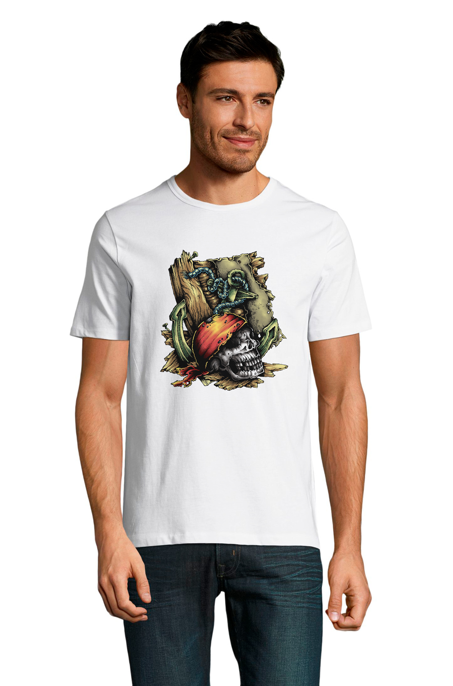 

Футболка OWEAR с ярким принтом 2942-M-WH2 XXL Белый