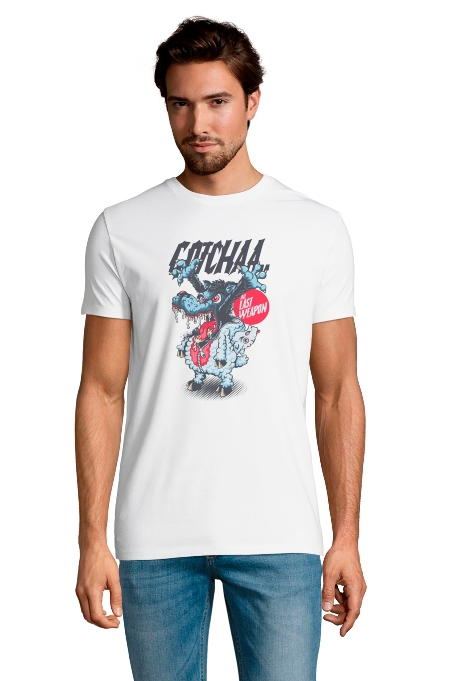 

Футболка OWEAR с ярким принтом 3510-M-WH3  Белый, Футболка OWEAR с ярким принтом 3510-M-WH3 L Белый