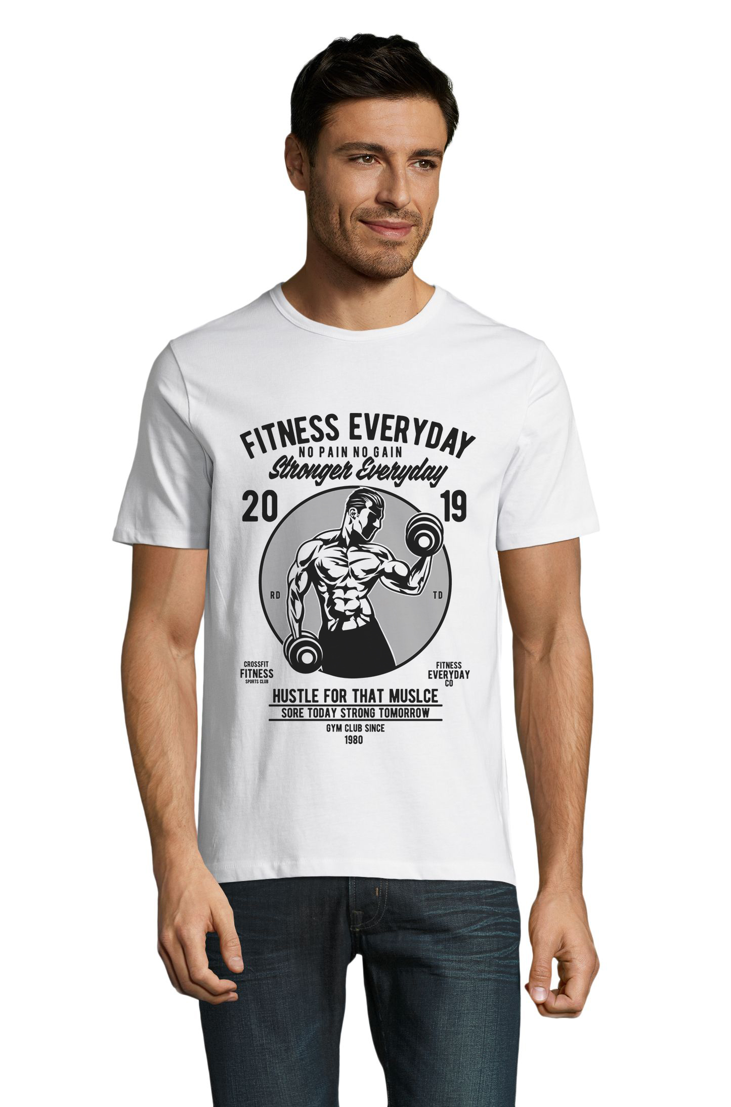

Футболка OWEAR с Ретро принтом 4271-M-WH2 XXL Белый