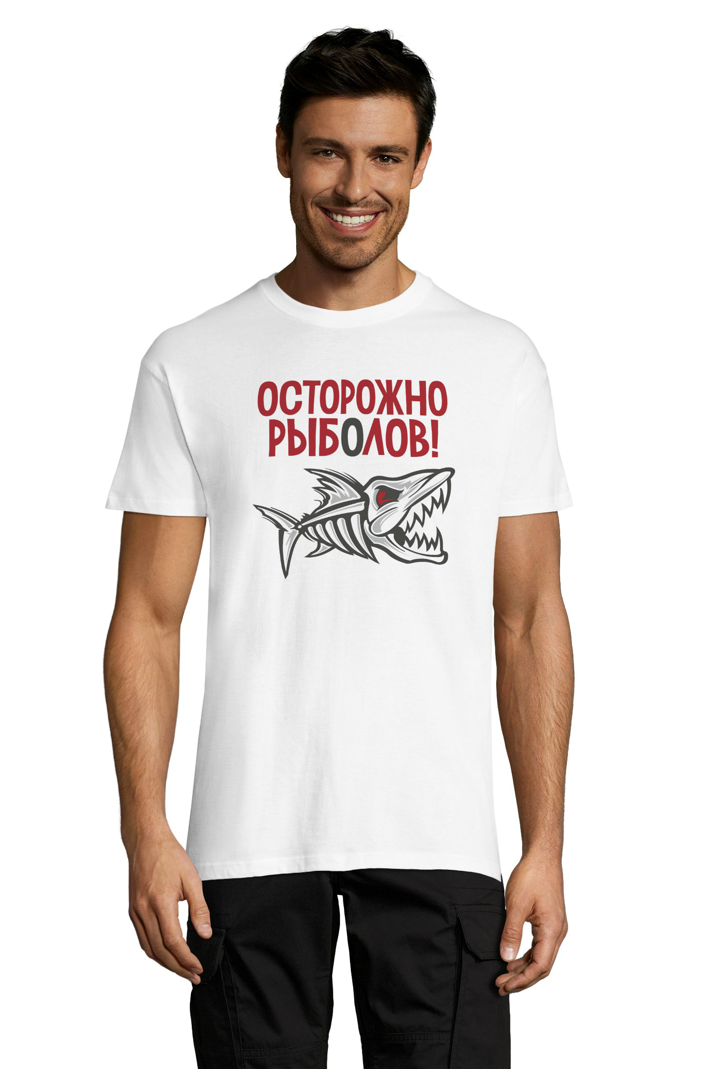 

Футболка OWEAR с принтом Рыбалка 111-9-M XXL Белый