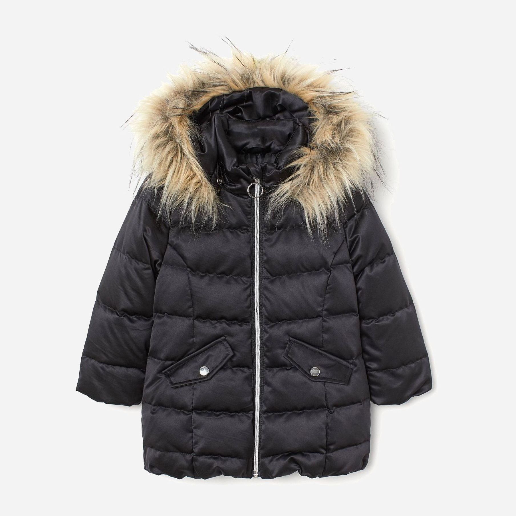 

Зимнее пальто H&M 608-7501240 128 см Черное