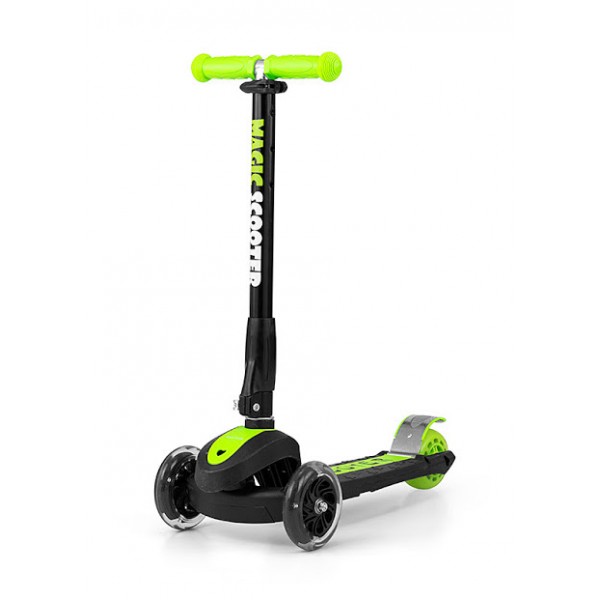 

Самокат трехколесный Milly Mally Scooter Magic со светящимися колесами (M-1588) Green