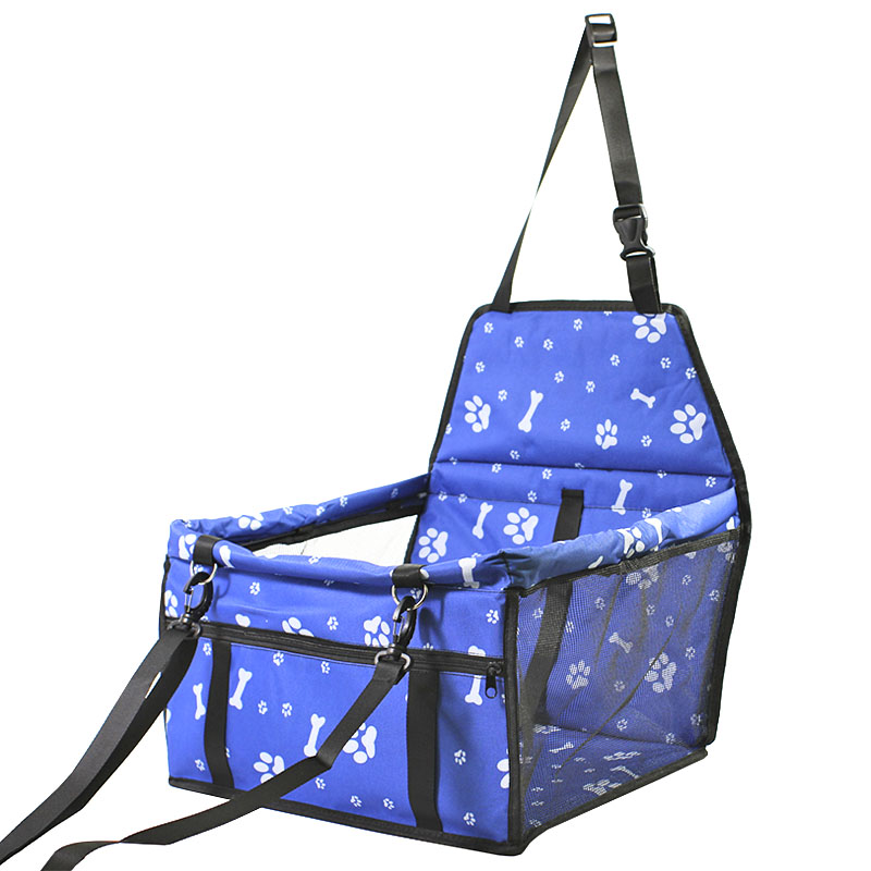 

Сумка для животных в авто Taotaopets 257705 Paws Bones Blue 40*30*23 см