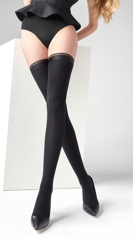 

Панчохи Marilyn Coco n17 / black/gold, Панчохи Marilyn Coco n17 1/2 black/gold