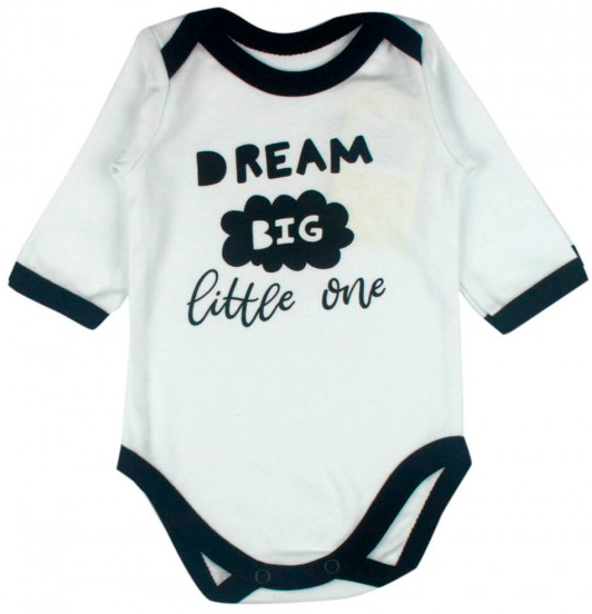 

Бодик MISHKA белый Little stars Dream Big Little one 74 (1011111-74)