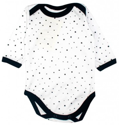 

Бодик MISHKA белый Little stars звездочки 68 (1011011-68)