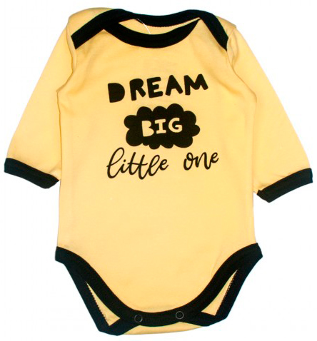 

Бодик MISHKA желтый Little star Dream big 62 (1423-62)