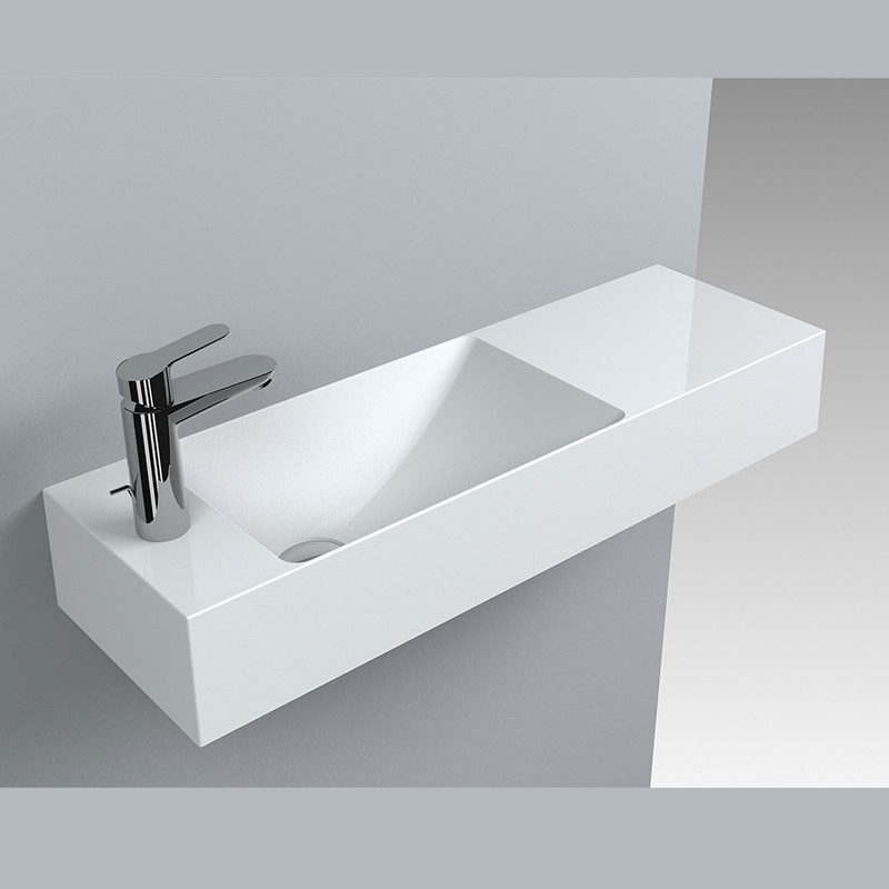 

Раковина FANCY MARBLE Trill 800 левая