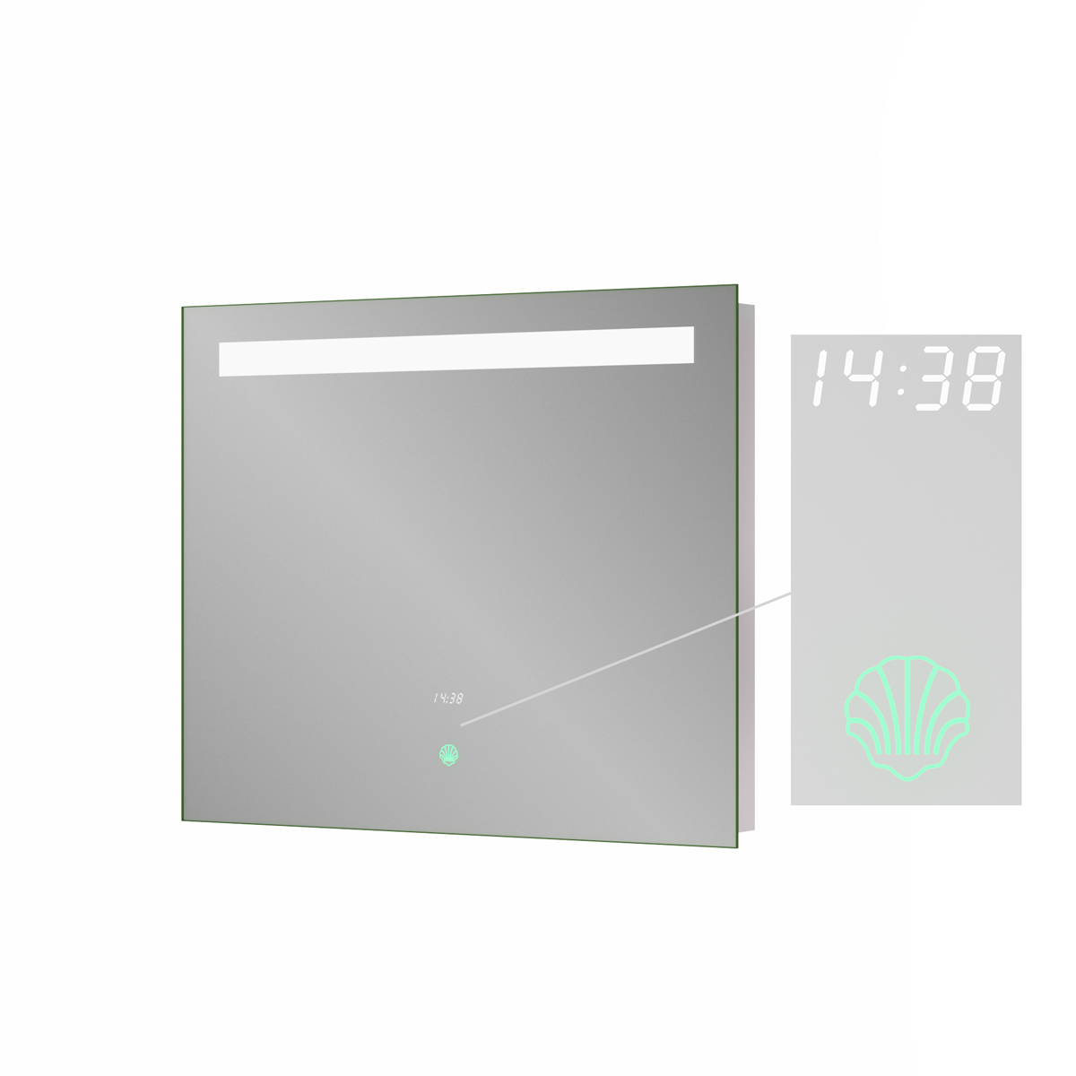 

Зеркало LED SANWERK LAVA DeLuxe 100х65 см