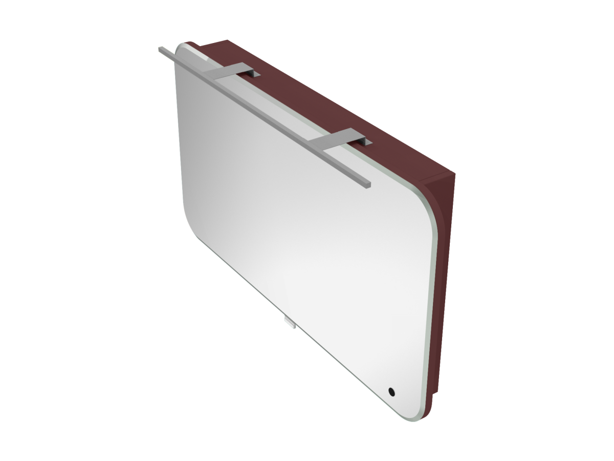 

Зеркало Botticelli Velluto VltMC-100 бордовое