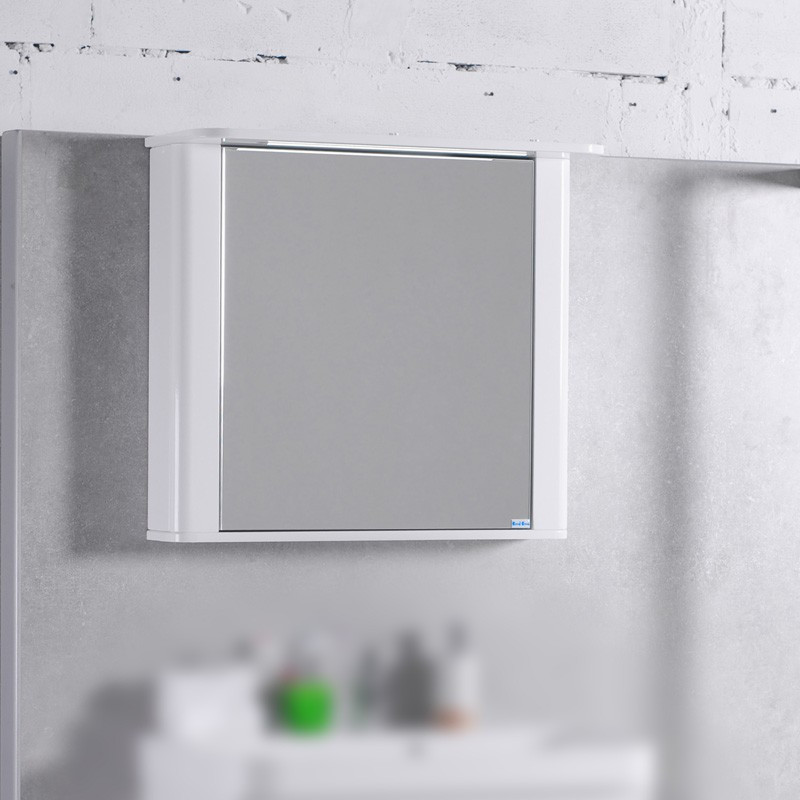 

Зеркальный шкаф Fancy Marble MC-800 Carla с подсветкой белый 76х70 см