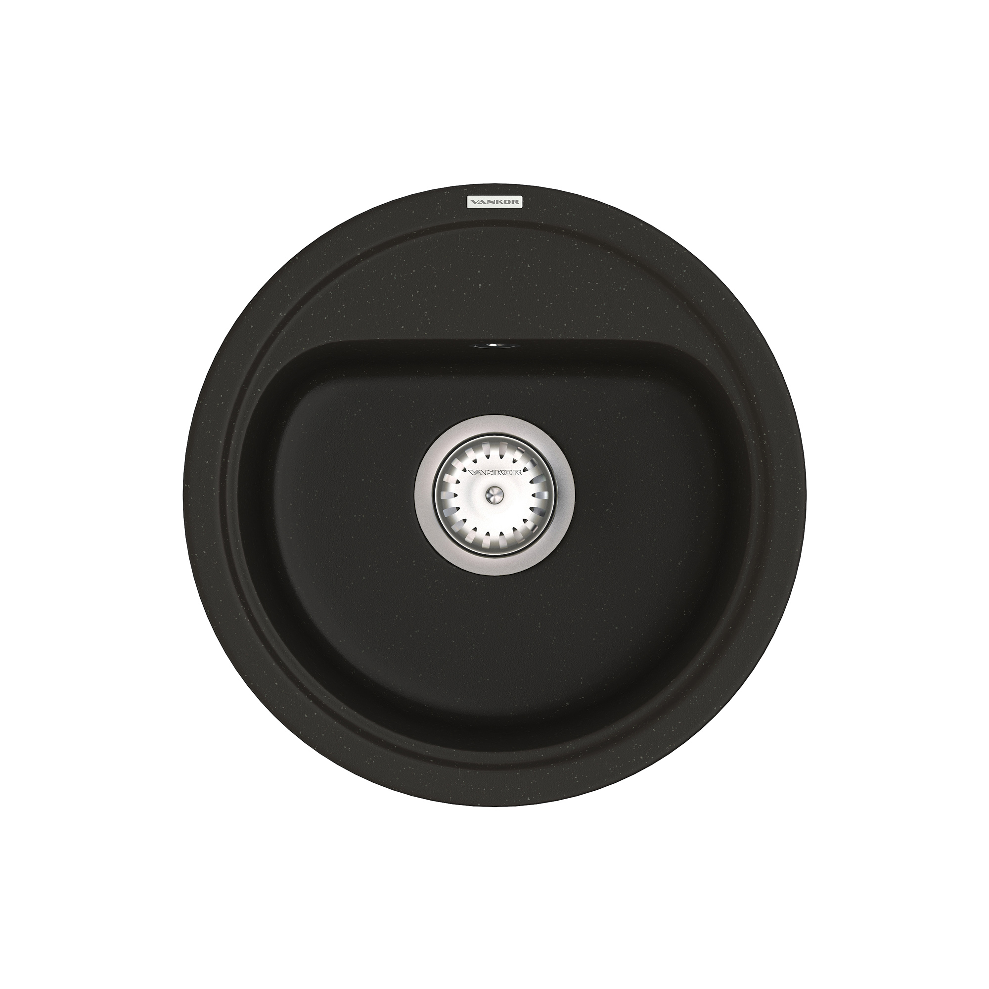

Кухонная мойка VANKOR Lira LMR 01.44 Black + сифон VANKOR