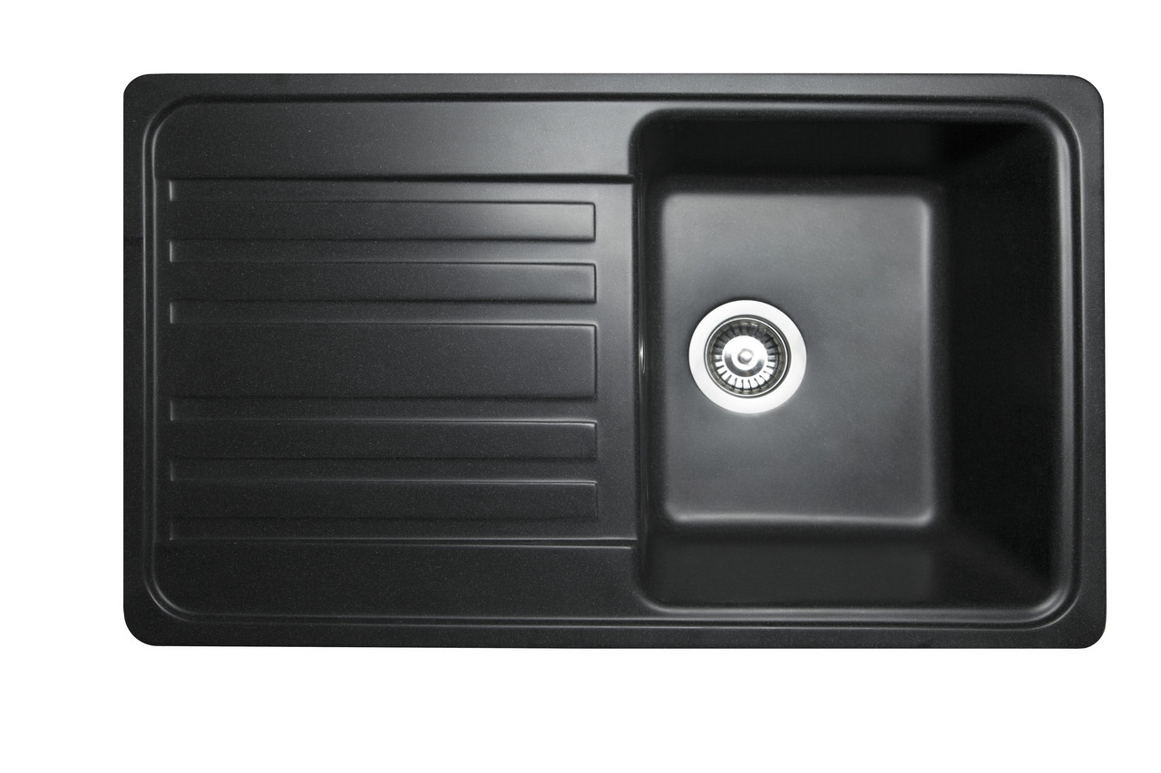

Кухонная мойка гранитная MIRAGGIO VERSAL black