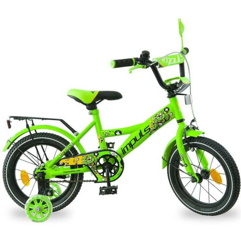 

Велосипед IMPULS KIDS 14" салатовый