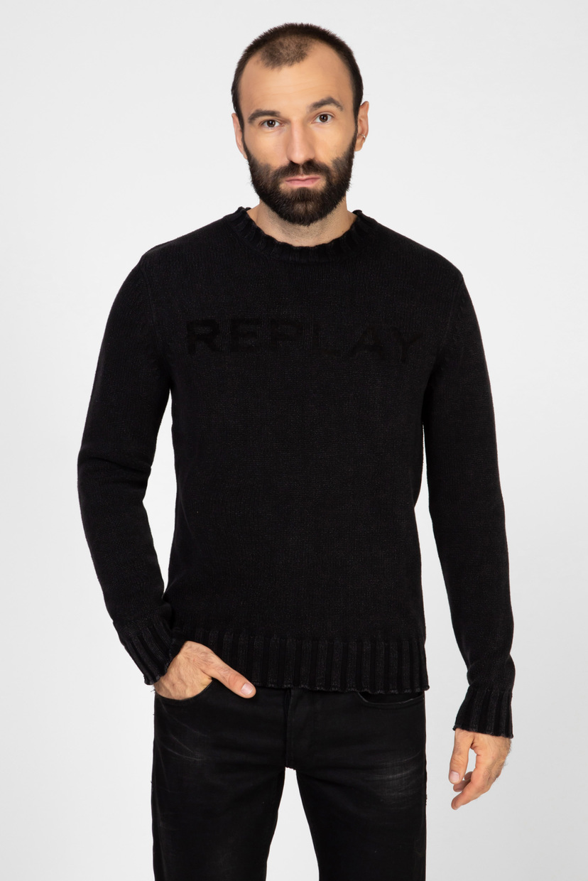 

Мужской черный джемпер Replay XL UK3054.000.G22454G