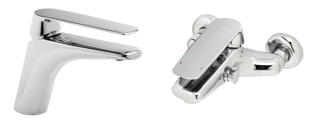 

Набор смесителей GENEBRE Kode 1+1 02KO-bath (62130084566+62100084567)