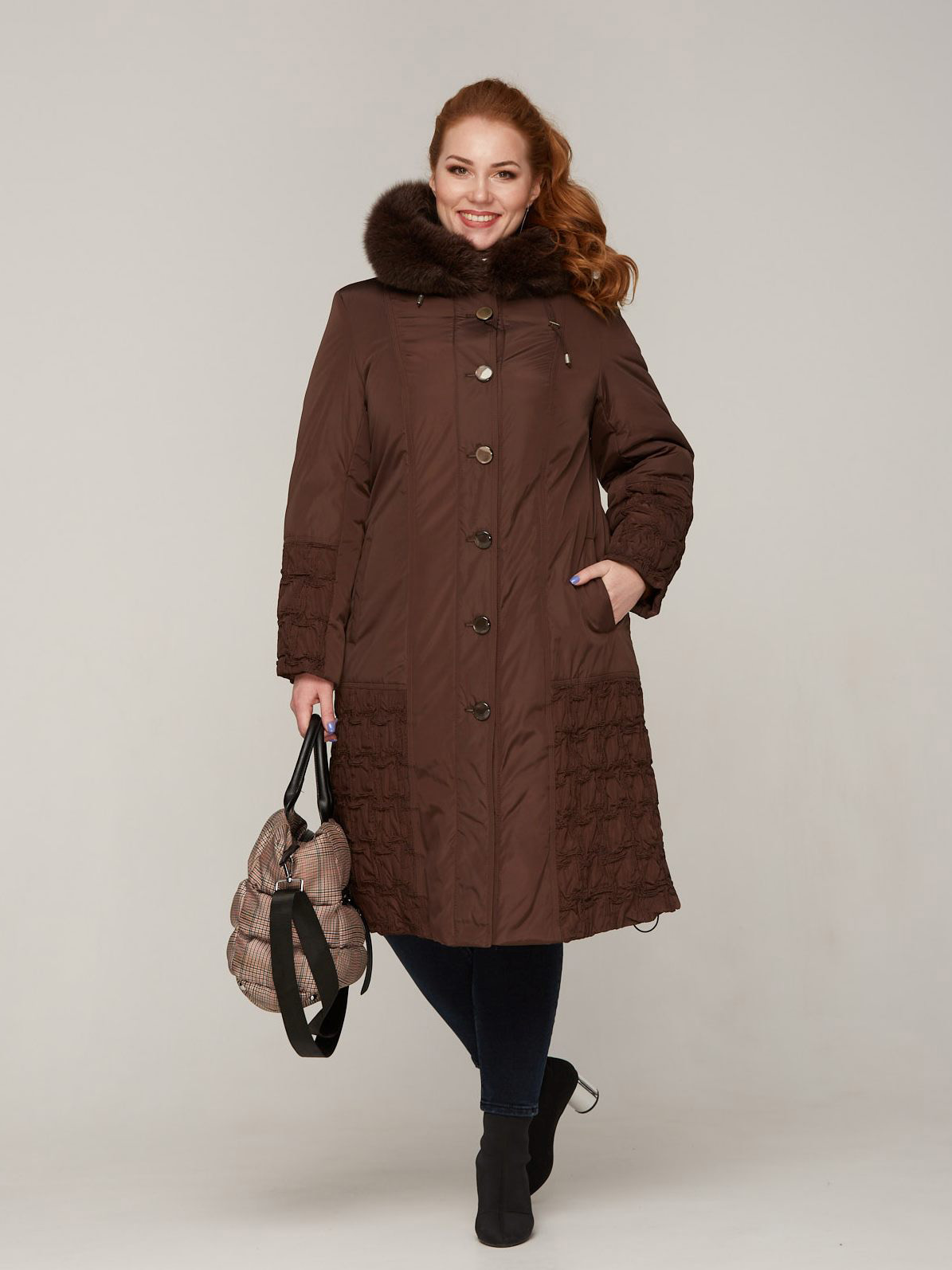 

Куртка Mangust 3550_1_В *ITM_10394 №#6_Brown 50 Коричневая