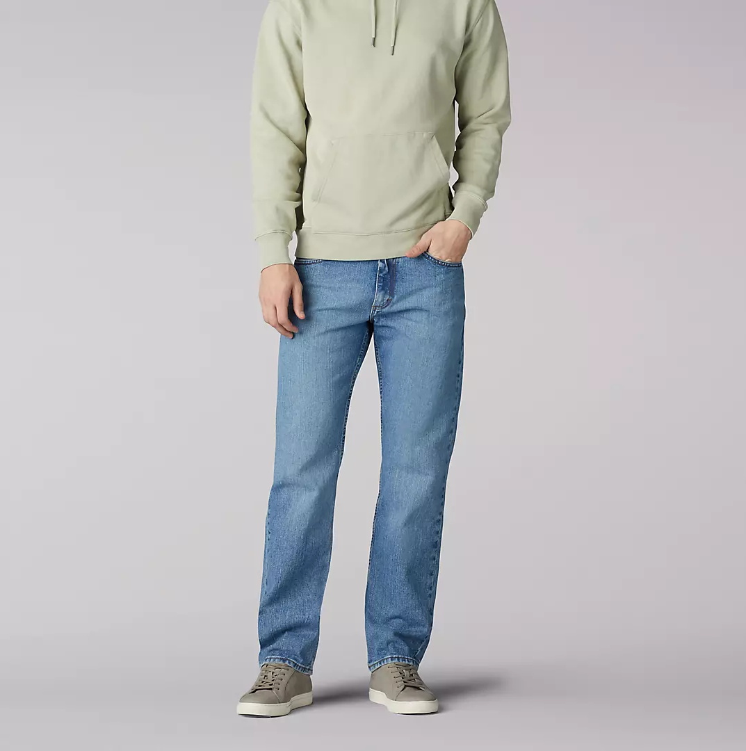 

Мужские джинсы Lee Regular Fit – Vintage Stone W30 L32 Голубые