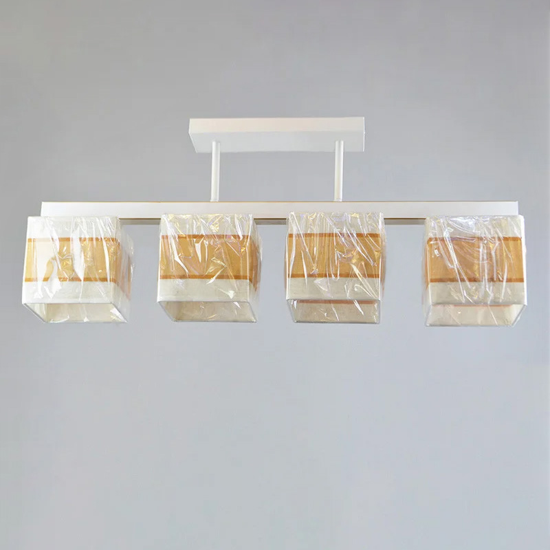 

Люстра стельова Light House NM-14335/4 WT GD BR біла