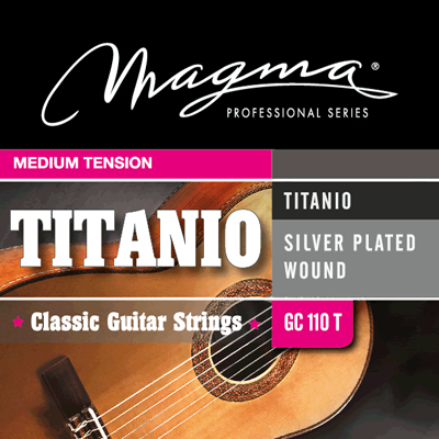 

Струны для классической гитары Magma Titanio GC110T