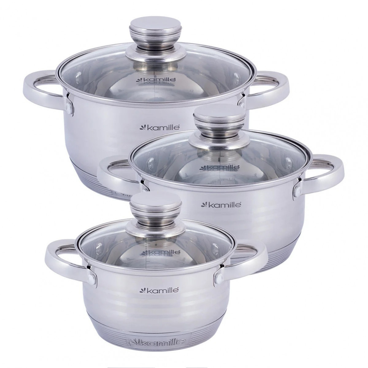 

Набор кастрюль 6 предметов Kamille KM-4915