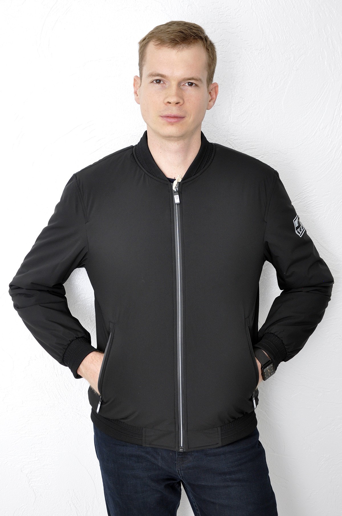 

Куртка чоловіча Shark Force бомбер під резинку з трикотажними манжетами 18597 52